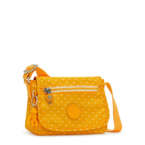 Kipling Sabian Klassieke Printed Crossbody Mini Tassen Geel | België 1876ZU